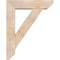 Ekena Millwork Traditional Slat Smooth Bracket w/ Offset Brace, Douglas Fir, 7 1/2"W x 30"D x 38"H BKT0806X30X38TRA06SDF - alternate 4